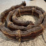 Carolyn's scarf all tied up