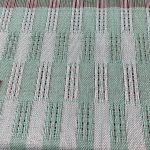 Scarf on the loom, woven by Pat T.