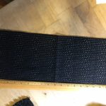 Dena's sample before pulling the strings.